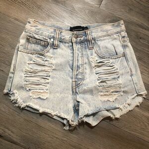 Minkpink Slasher Denim Shorts​